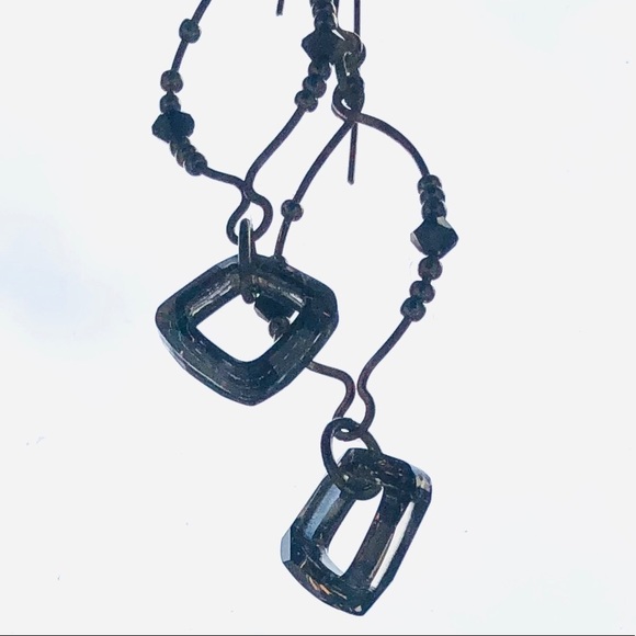 Swarovski Accent Drop Earrings - Picture 6 of 6